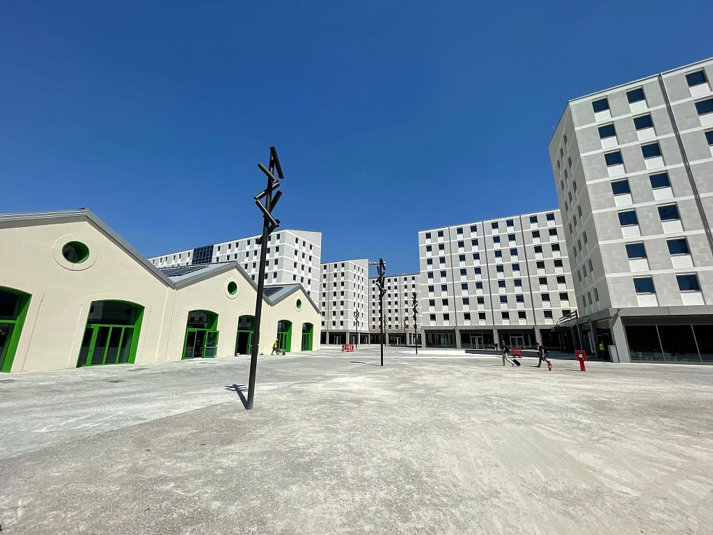 Olimpiadi Invernali 2026 e architettura sostenibile con legno PEFC 3 edificio finito