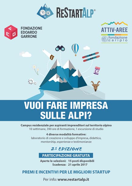 Il PEFC Italia con ReStartAlp®, insieme per le giovani imprese alpine 1 Volantino