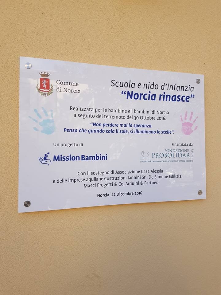 Norcia rinasce ... dalla scuola! 2 Fotonotizia_foto2